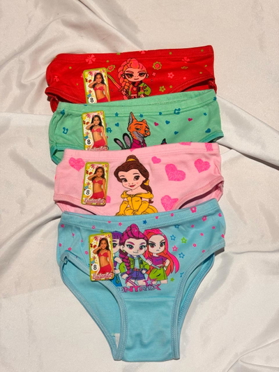 Bombachas de Nena - Talle 8- Pack x 4