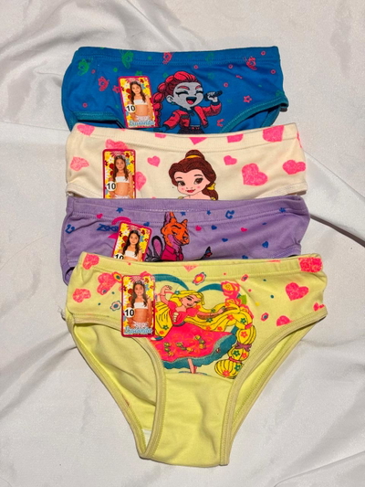 Bombachas de Nena - Talle 10- Pack x 4