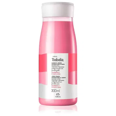 JABÓN LÍQUIDO CREMOSO FRAMBUESA Y PIMIENTA ROSA