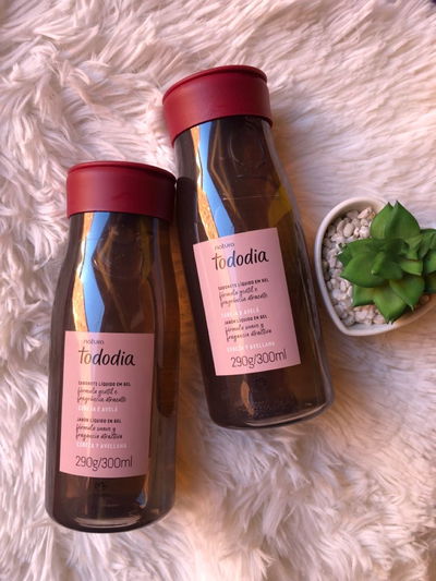 Jabón líquido en gel Tododia cereza y avellana - 300 ml - Tododia