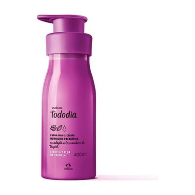 crema Corporal Nutrición Prebiótica 400ml Ciruela Y Flor De Vainilla