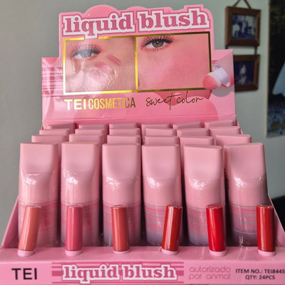 Rubor líquido con esponja Tei Cosmética