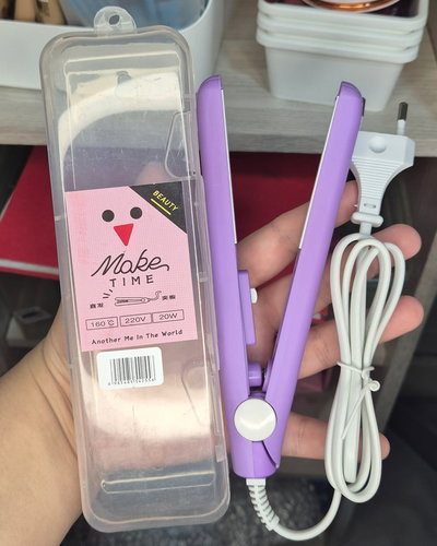 Mini plancha para el pelo