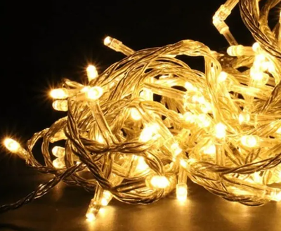 Tira Guirnalda Led Calida 10 Mts 220v 100 Luces 8 Funciones Cálida