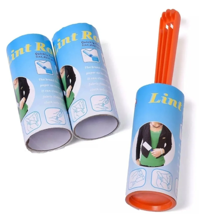 Rodillo Saca Pelusa Pelos De Perros Gatos + 2 Repuestos, Oferta X 10 Unidades