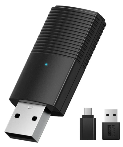 Adaptador Inalámbrico Carplay / Andorid Auto Usb, Calidad Ya Negro