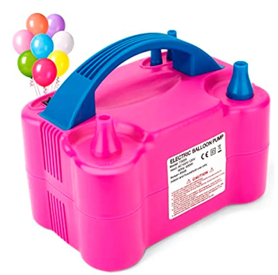 Inflador De Globos Electrico Doble Salida 600w Premium