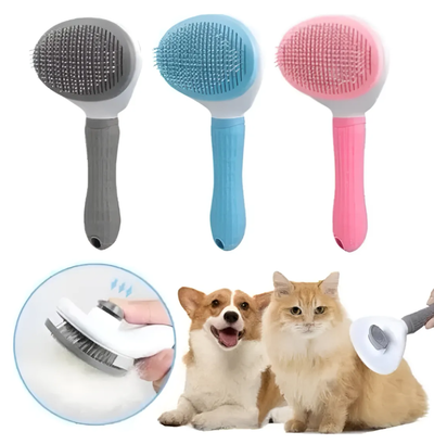 Cardina Cepillo Saca Pelo Mascota Autolimpiante 