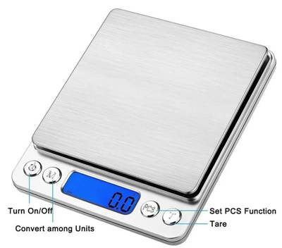 Balanza Digital Precision 0.01g A 500g Joyero C/bandeja New