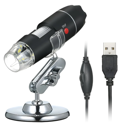Microscopio Portatil Digital Usb 500x Foto Y Video Usb New! Negro