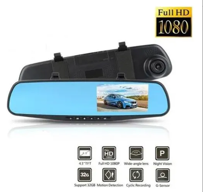 Espejo Retrovisor Con Cámara Frontal 1080p Full Hd Dvr Nuevo