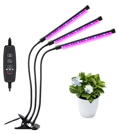 Lampara Led Triple Para Cultivo Indoor Usb Flexible Ofert Luz Full Spectrum