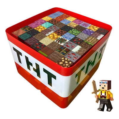 Bloques Magneticos Minecraft Y Muñeco Para Armar Nuevo !! 306 Mario Bros Creeper Tnt