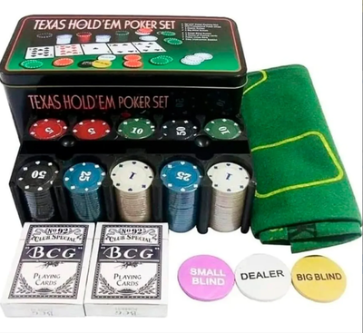 Fichero Poker 200 Ficha Texas Holdem Profesional Cartas Paño