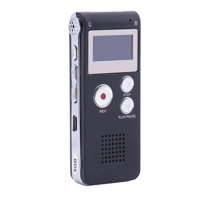 Grabadora De Voz Periodista Digital Microfono Sonido + 8gb !