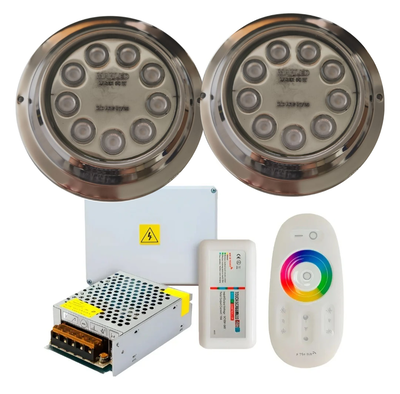 Kit 2 luces mahled para hormigon 30w