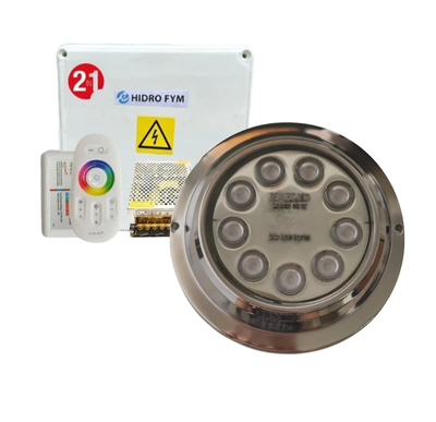 Kit 1 luz mahled para hormigon 30w