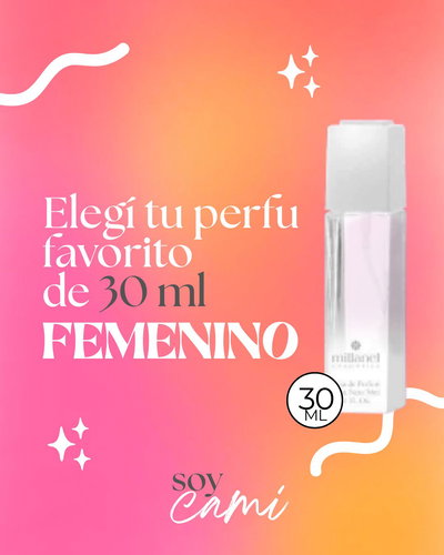 Elegí tu perfume chico de 30 ml (femenino)