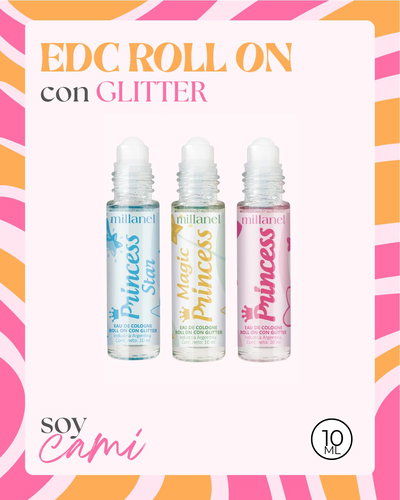 EDC roll on con glitter ~ Línea princess