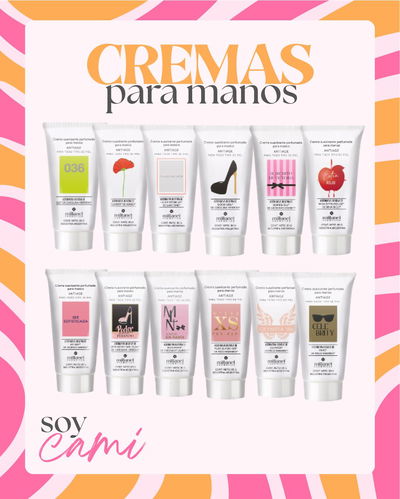 Cremas para manos perfumadas