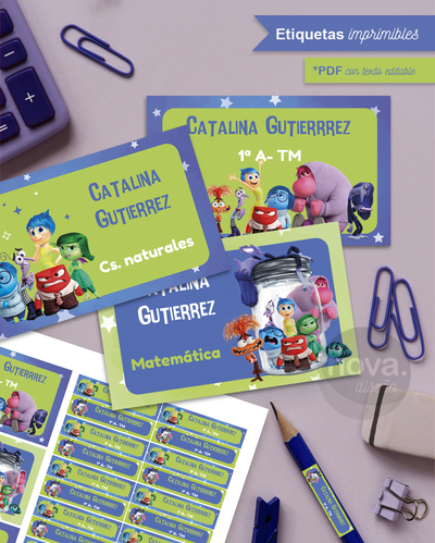 Kit Imprimible Etiquetas Intensamente