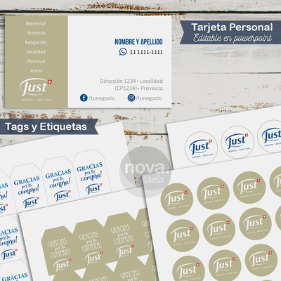 Kit Imprimible JST Etiquetas