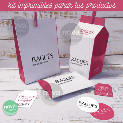 Kit Imprimible BGS Bolsas y Cajas