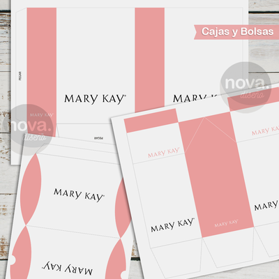 Kit Imprimible MRK Bolsas y Cajas