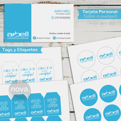 Kit Imprimible ARBL Etiquetas