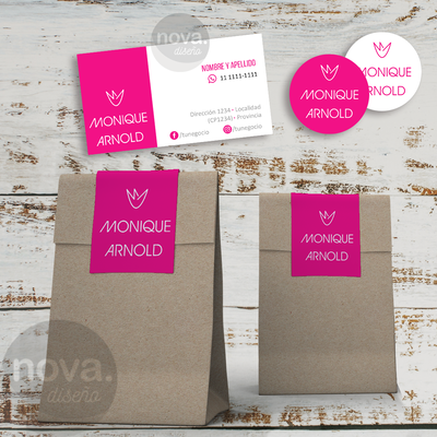 Kit Imprimible MNQ Etiquetas