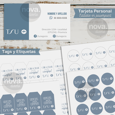 Kit Imprimible TS Etiquetas