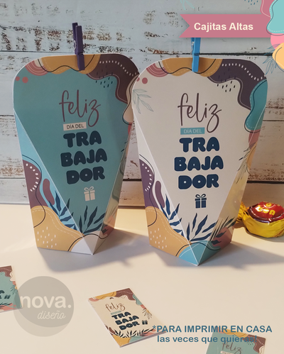 Imprimible Cajas Altas Día del Trabajador