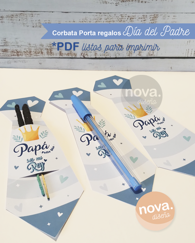 Kit Imprimible Porta Lapicera, Mini Sahumerios, etc Día del Padre