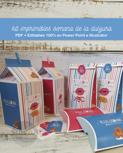 Kit Semana de la Dulzura EDITABLE