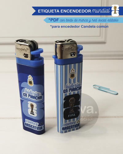 Kit Imprimible Etiqueta Encendedor Mundial 2026
