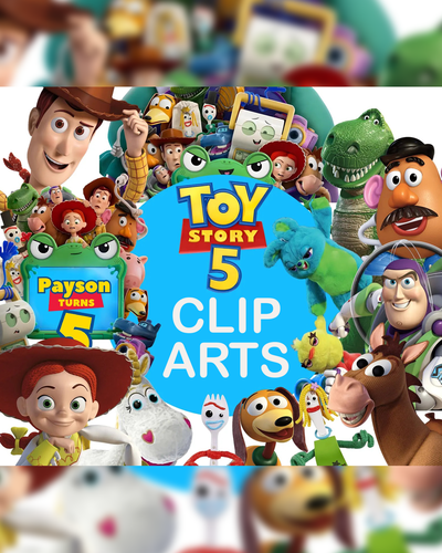 Kit Digital Cliparts Toy Story 5