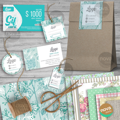 Kit Imprimible Papelería Completa Editable 100% (PPT/AI/CDR)