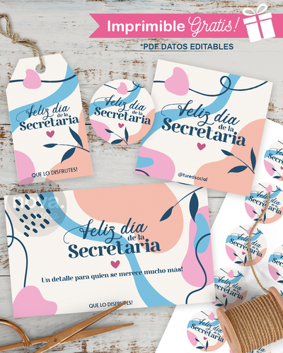 ETIQUETAS DIA DE LA SECRETARIA
