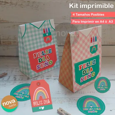 Kit Imprimible Bolsitas Maestras PDF