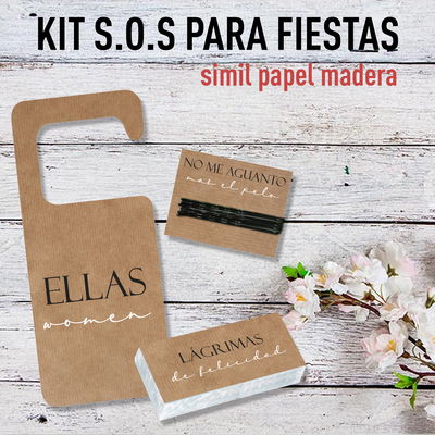 Kit Imprimible Sos Canasta Baño Eventos Kraft