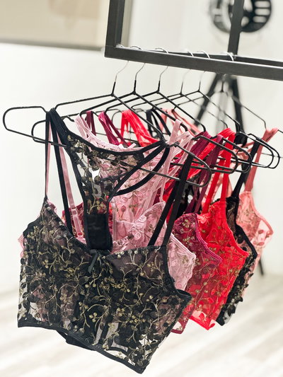 Conjunto Corset bordado