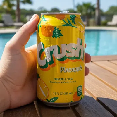 Gaseosa Crush Pineapple 355 ML