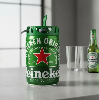 Cerveza Heineken Barril 5 L