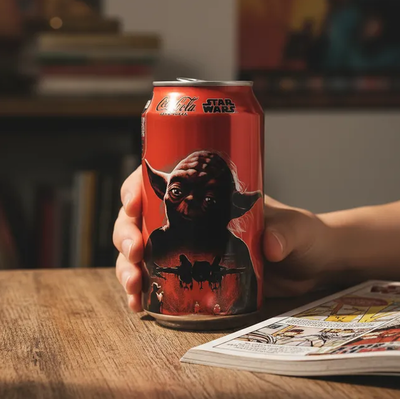 Coca Cola Star Wars - Yoda -  Lata 354 ML 