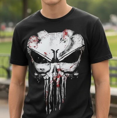 Remera Punisher Calavera Comic