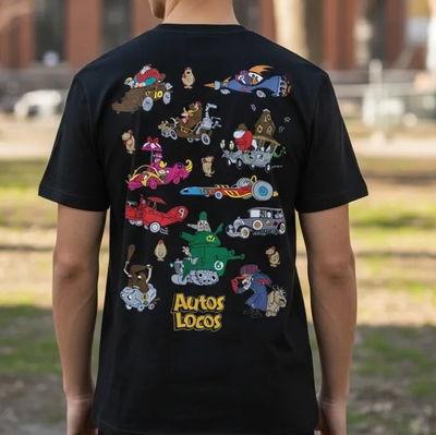Remera Autos Locos