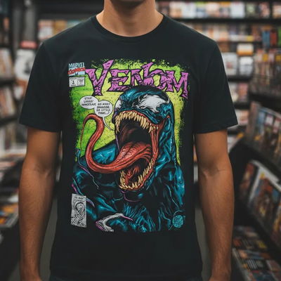 Remera Venom Comic