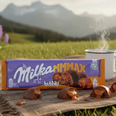 Milka Mmmax bubbly caramel