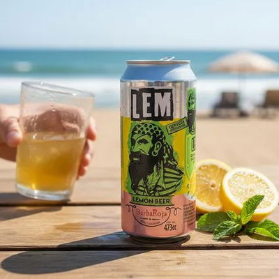 Cerveza Barba Roja Lemon 473 Ml 