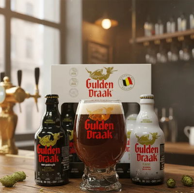 Pack Cerveza Gulden Draak Gift + Vaso Huevo De Dragón